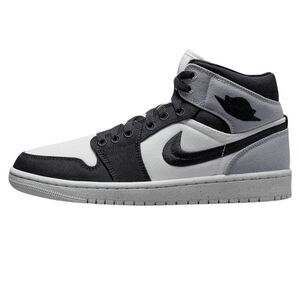 NIKE Air Jordan 1 Mid SE 'Light Steel Grey Canvas' Sneakers Size 9